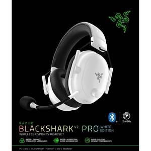 Casti gaming Wireless RAZER Blackshark V2 Pro 2023, 7.1 surround, multiplatforma, alb Casti gaming Wireless RAZER Blackshark V2 Pro 2023, 7.1 surround, multiplatforma, alb