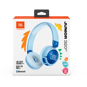 Casti pentru copii JBL JR320BT, Bluetooth, On-ear, Microfon, albastru Casti pentru copii JBL JR320BT, Bluetooth, On-ear, Microfon, albastru