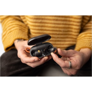 Casti SKULLCANDY Sesh ANC Active S2SAW-S749, True Wireless, Bluetooth, In-Ear, Microfon, Black/Orange Casti SKULLCANDY Sesh ANC Active S2SAW-S749, True Wireless, Bluetooth, In-Ear, Microfon, Black/Orange