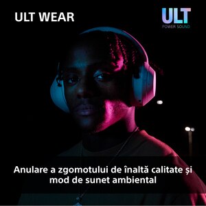 Casti SONY ULT WEAR WH-ULT900NW, Bluetooth, Over-ear, Microfon, Noise Cancelling, White Casti SONY ULT WEAR WH-ULT900NW, Bluetooth, Over-ear, Microfon, Noise Cancelling, White