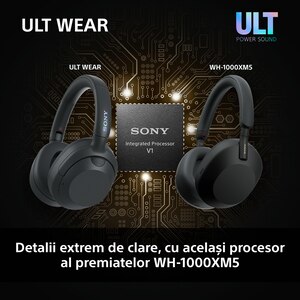 Casti SONY ULT WEAR WH-ULT900NW, Bluetooth, Over-ear, Microfon, Noise Cancelling, White Casti SONY ULT WEAR WH-ULT900NW, Bluetooth, Over-ear, Microfon, Noise Cancelling, White
