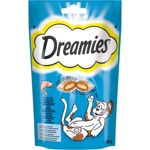 Recompensa pentru pisici DREAMIES, Snack, Somon, 60 g Recompensa pentru pisici DREAMIES, Snack, Somon, 60 g