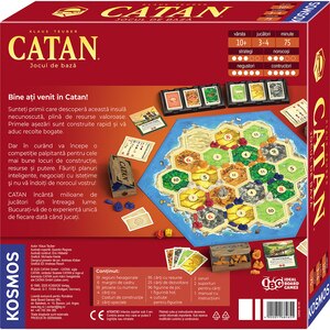 Joc de societate CATAN Joc de baza CAT3425 editia 2025, 10 ani+, 3-4 jucatori Joc de societate CATAN Joc de baza CAT3425 editia 2025, 10 ani+, 3-4 jucatori