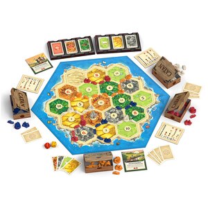 Joc de societate CATAN Joc de baza CAT3425 editia 2025, 10 ani+, 3-4 jucatori Joc de societate CATAN Joc de baza CAT3425 editia 2025, 10 ani+, 3-4 jucatori