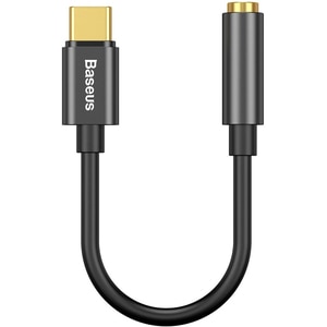 Adaptor USB-C - Jack 3.5 mm BASEUS L54, negru Adaptor USB-C - Jack 3.5 mm BASEUS L54, negru
