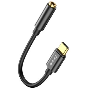 Adaptor USB-C - Jack 3.5 mm BASEUS L54, negru Adaptor USB-C - Jack 3.5 mm BASEUS L54, negru