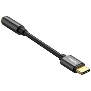 Adaptor USB-C - Jack 3.5 mm BASEUS L54, negru Adaptor USB-C - Jack 3.5 mm BASEUS L54, negru