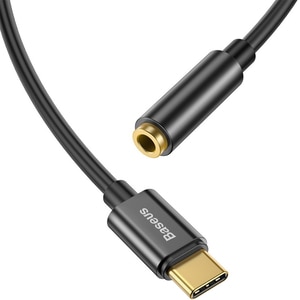 Adaptor USB-C - Jack 3.5 mm BASEUS L54, negru Adaptor USB-C - Jack 3.5 mm BASEUS L54, negru
