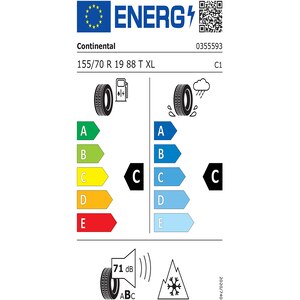 Anvelopa iarna CONTINENTAL WinterContact TS 850 P 155/70R19 88T Anvelopa iarna CONTINENTAL WinterContact TS 850 P 155/70R19 88T