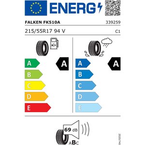 Anvelopa vara FALKEN Azenis FK510A 215/55R17 94V Anvelopa vara FALKEN Azenis FK510A 215/55R17 94V