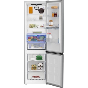 Combina frigorifica BEKO B3RCNA404HDXB1, No Frost, 355 l, H 203.5 cm, Clasa E, Dozator apa, argintiu Combina frigorifica BEKO B3RCNA404HDXB1, No Frost, 355 l, H 203.5 cm, Clasa E, Dozator apa, argintiu