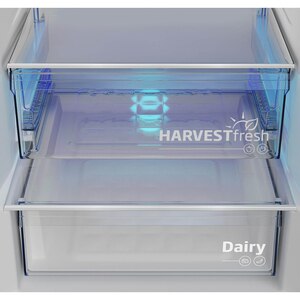 Combina frigorifica BEKO B3RCNA404HM, No Frost, 355 l, H 203.5 cm, Clasa E, gri lucios Combina frigorifica BEKO B3RCNA404HM, No Frost, 355 l, H 203.5 cm, Clasa E, gri lucios