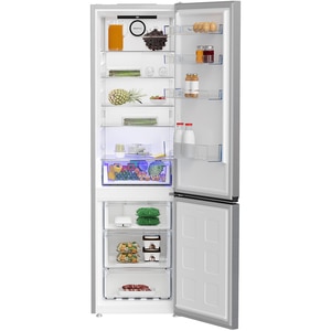 Combina frigorifica BEKO B3RCNA404HXB, No Frost, 355 l, H 203.5 cm, Clasa E, argintiu Combina frigorifica BEKO B3RCNA404HXB, No Frost, 355 l, H 203.5 cm, Clasa E, argintiu