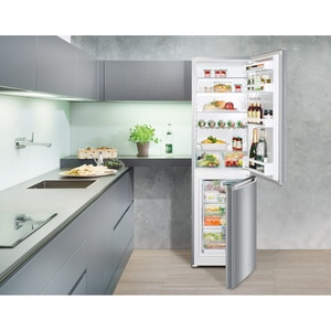 Combina frigorifica LIEBHERR CUele331-26, SmartFrost, 296 l, H 181 cm, Clasa E, argintiu Combina frigorifica LIEBHERR CUele331-26, SmartFrost, 296 l, H 181 cm, Clasa E, argintiu