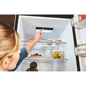 Combina frigorifica CANDY ECN2CQTEB206, Total No Frost, 409 l, H 205 cm, Clasa E, negru Combina frigorifica CANDY ECN2CQTEB206, Total No Frost, 409 l, H 205 cm, Clasa E, negru