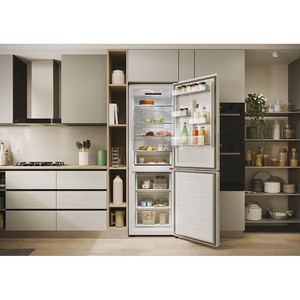 Combina frigorifica CANDY ECN2CQTEW186, Total No Frost, 355 l, H 185 cm, Clasa E, alb Combina frigorifica CANDY ECN2CQTEW186, Total No Frost, 355 l, H 185 cm, Clasa E, alb
