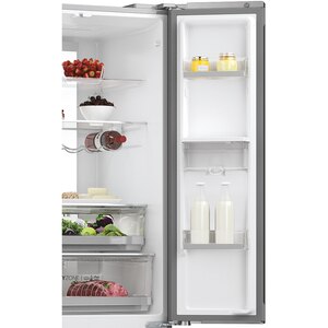 Side by Side HAIER HFR7720DWMP, Total No Frost, 477 l, H 201 cm, Clasa D, Dozator apa, inox Side by Side HAIER HFR7720DWMP, Total No Frost, 477 l, H 201 cm, Clasa D, Dozator apa, inox