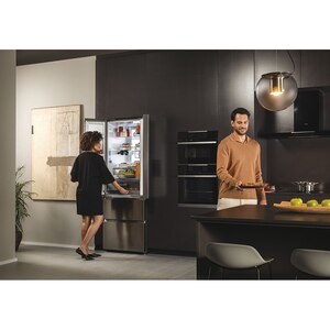 Side by Side HAIER HFR7720DWMP, Total No Frost, 477 l, H 201 cm, Clasa D, Dozator apa, inox Side by Side HAIER HFR7720DWMP, Total No Frost, 477 l, H 201 cm, Clasa D, Dozator apa, inox