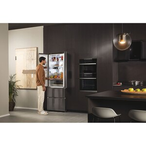 Side by Side HAIER HFR7720DWMP, Total No Frost, 477 l, H 201 cm, Clasa D, Dozator apa, inox Side by Side HAIER HFR7720DWMP, Total No Frost, 477 l, H 201 cm, Clasa D, Dozator apa, inox