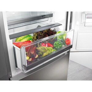 Combina frigorifica GORENJE NRK6192AS4, No Frost Plus, 304 l, H 186 cm, Clasa E, argintiu Combina frigorifica GORENJE NRK6192AS4, No Frost Plus, 304 l, H 186 cm, Clasa E, argintiu