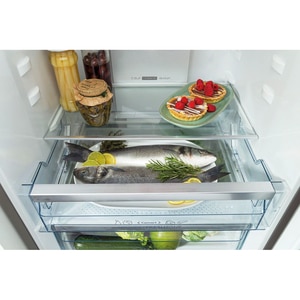 Combina frigorifica GORENJE NRK6192AXL4, NoFrost Plus, 300 l, H 185 cm, Clasa E, inox Combina frigorifica GORENJE NRK6192AXL4, NoFrost Plus, 300 l, H 185 cm, Clasa E, inox