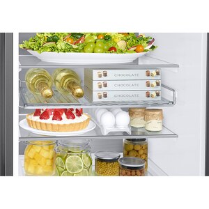 Combina frigorifica SAMSUNG RB34C7B5E22/EF, Bespoke, No Frost, 344 l, H 185 cm, Clasa E, All-Around Cooling, sticla neagra Combina frigorifica SAMSUNG RB34C7B5E22/EF, Bespoke, No Frost, 344 l, H 185 cm, Clasa E, All-Around Cooling, sticla neagra