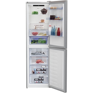 Combina frigorifica BEKO RCNA386E40ZXBN, NeoFrost, 358 l, H 203 cm, Clasa E, argintiu Combina frigorifica BEKO RCNA386E40ZXBN, NeoFrost, 358 l, H 203 cm, Clasa E, argintiu