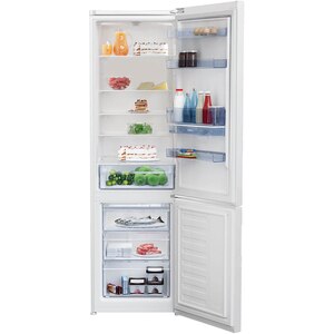 Combina frigorifica BEKO RCSA406K40DWN, 386 l, H 202.5 cm, Clasa E, dozator apa, alb Combina frigorifica BEKO RCSA406K40DWN, 386 l, H 202.5 cm, Clasa E, dozator apa, alb