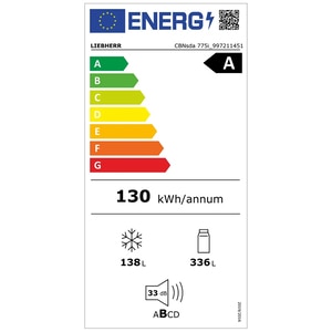 Combina frigorifica LIEBHERR CBNsda 775i Prime, Duo Cooling, 474 l, H 201.5 cm, Clasa A, Wi-Fi, argintiu Combina frigorifica LIEBHERR CBNsda 775i Prime, Duo Cooling, 474 l, H 201.5 cm, Clasa A, Wi-Fi, argintiu