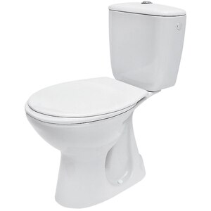 Set vas WC CERSANIT Compact 812 Ice K697-001, ceramica, rezervor 3-6 l, capac SoftClose, alb Set vas WC CERSANIT Compact 812 Ice K697-001, ceramica, rezervor 3-6 l, capac SoftClose, alb