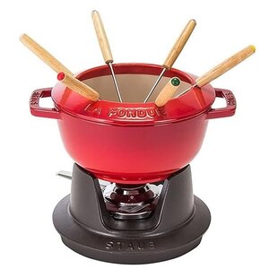 Aparat fondue PRINCESS 14002006, rosu-negru Aparat fondue PRINCESS 14002006, rosu-negru