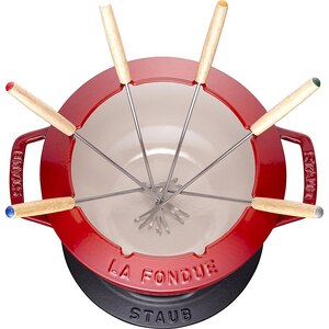 Aparat fondue PRINCESS 14002006, rosu-negru Aparat fondue PRINCESS 14002006, rosu-negru