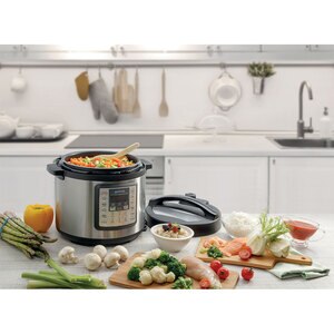 Multicooker GORENJE MC6MBK, 6l, 1000W, 15 programe, negru-argintiu Multicooker GORENJE MC6MBK, 6l, 1000W, 15 programe, negru-argintiu