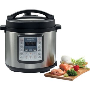Multicooker GORENJE MC6MBK, 6l, 1000W, 15 programe, negru-argintiu Multicooker GORENJE MC6MBK, 6l, 1000W, 15 programe, negru-argintiu
