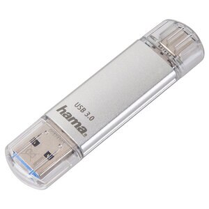 Memorie USB HAMA C-Laeta 124161, USB 3.0-Type C, 16GB, 40MBs, argintiu Memorie USB HAMA C-Laeta 124161, USB 3.0-Type C, 16GB, 40MBs, argintiu