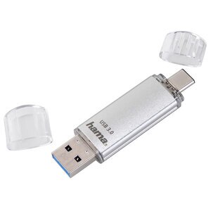 Memorie USB HAMA C-Laeta 124161, USB 3.0-Type C, 16GB, 40MBs, argintiu Memorie USB HAMA C-Laeta 124161, USB 3.0-Type C, 16GB, 40MBs, argintiu