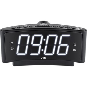 Radio cu ceas JVC RA-E314B, proiectie, FM, negru Radio cu ceas JVC RA-E314B, proiectie, FM, negru