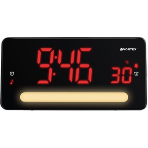 Radio cu ceas VORTEX VO2615, FM, negru Radio cu ceas VORTEX VO2615, FM, negru
