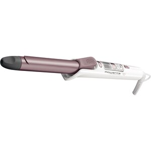 Ondulator ROWENTA Premium Care Precious Curls CF3460F0, 200 grade, invelis keratina, alb-roz Ondulator ROWENTA Premium Care Precious Curls CF3460F0, 200 grade, invelis keratina, alb-roz