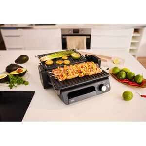 Gratar electric BRAUN MultiGrill 5 CG5033, 2000W, argintiu inchis-negru Gratar electric BRAUN MultiGrill 5 CG5033, 2000W, argintiu inchis-negru