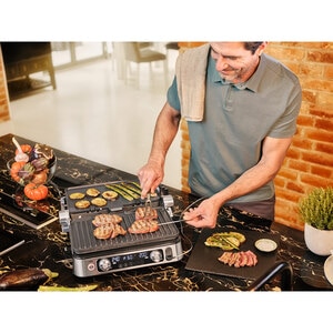 Gratar electric BRAUN MultiGrill 9 Pro CG9160, 2200W, argintiu-negru Gratar electric BRAUN MultiGrill 9 Pro CG9160, 2200W, argintiu-negru