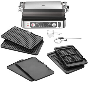 Gratar electric BRAUN MultiGrill 9 Pro CG9167, 2200W, argintiu-negru Gratar electric BRAUN MultiGrill 9 Pro CG9167, 2200W, argintiu-negru