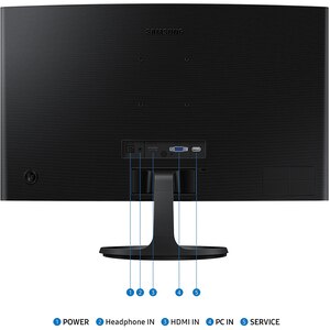 Monitor Gaming curbat LED VA SAMSUNG Essential S3 S36GD LS24D360GAUXEN, 24", Full HD, 100Hz, negru Monitor Gaming curbat LED VA SAMSUNG Essential S3 S36GD LS24D360GAUXEN, 24", Full HD, 100Hz, negru