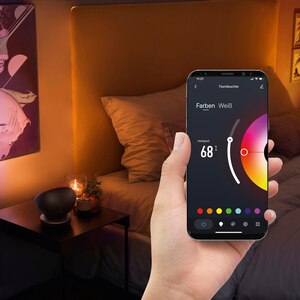 Lampa de birou smart HAMA 00176632, 6W, 420lm, IP20, negru Lampa de birou smart HAMA 00176632, 6W, 420lm, IP20, negru