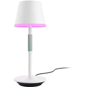 Lampa portabila smart PHILIPS HUE Go 8719514404571, Bluetooth, lumina RGB, 6.2W, alb Lampa portabila smart PHILIPS HUE Go 8719514404571, Bluetooth, lumina RGB, 6.2W, alb