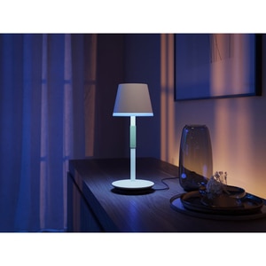 Lampa portabila smart PHILIPS HUE Go 8719514404571, Bluetooth, lumina RGB, 6.2W, alb Lampa portabila smart PHILIPS HUE Go 8719514404571, Bluetooth, lumina RGB, 6.2W, alb