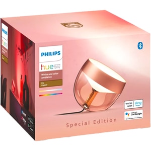 Veioza LED PHILIPS HUE Iris, 8.2W, 570lm, Wi-Fi, lumina RGB, cupru Veioza LED PHILIPS HUE Iris, 8.2W, 570lm, Wi-Fi, lumina RGB, cupru