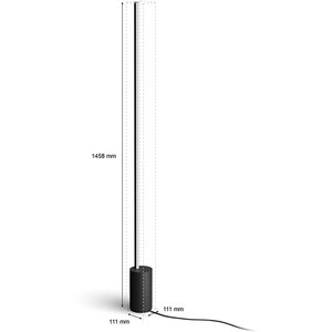 Lampa de podea PHILIPS HUE Gradient Signe, 29W, 2550lm, Wi-Fi, negru Lampa de podea PHILIPS HUE Gradient Signe, 29W, 2550lm, Wi-Fi, negru