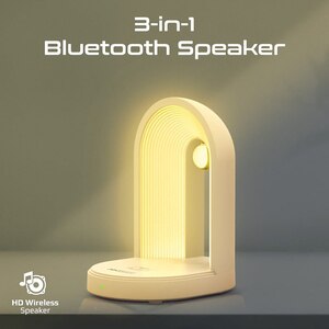 Lampa de birou cu LED PROMATE Globe-Qi, 15W, boxa bluetooth, incarcator wireless, alb Lampa de birou cu LED PROMATE Globe-Qi, 15W, boxa bluetooth, incarcator wireless, alb