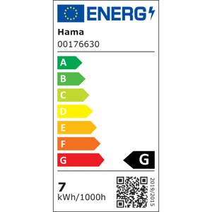 Lampa de exterior HAMA 00176630, 7W, 450lm, IP65, RGB, negru Lampa de exterior HAMA 00176630, 7W, 450lm, IP65, RGB, negru